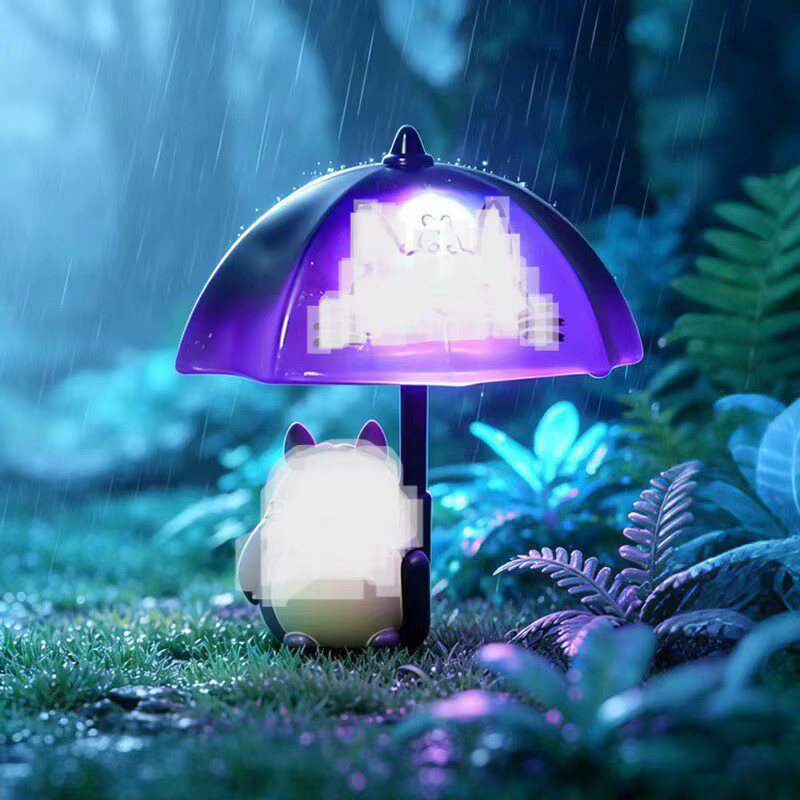 Bandai Hayao Miyazaki Gentle Rain Glow Magnetisches Nachtlicht Blind Box Anime Klassische Figur Puppe - Bild 2