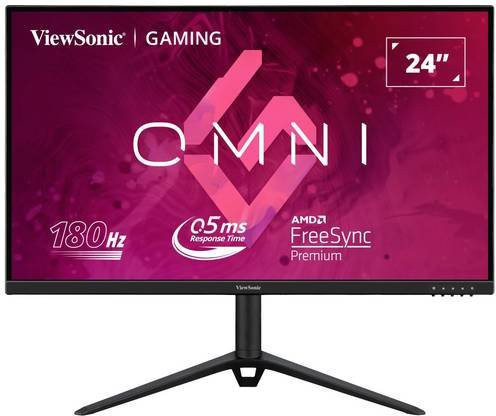 Viewsonic VX2428J Gaming Monitor in Schwarz mit 23.8 Zoll IPS Display, Full HD 1920 x 1080, 180 Hz, 0.5 ms, HDMI und DisplayPort - Bild 1