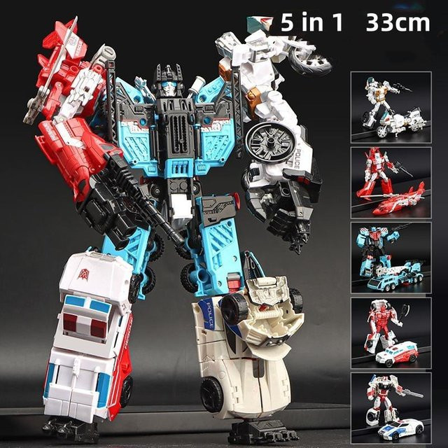 HAIZHIXING Devastator Modell, 5-in-1 Transformation, Actionfigur, ab 14 Jahren - Bild 1