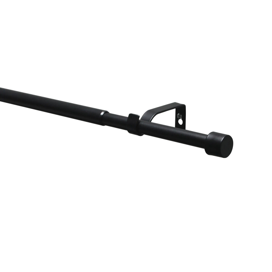 Gardinia Gardinenstangen-Set Kos aus Metall, ausziehbar 120-210 cm, Schwarz-Matt - Bild 2