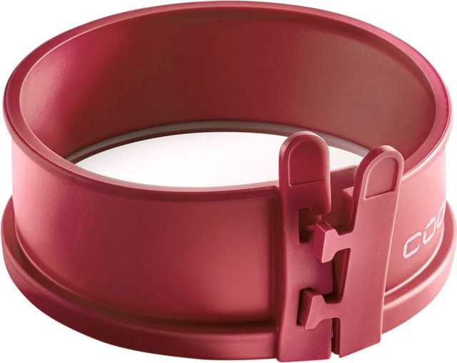 COOX Mini Springform mit Glas-Servierplatte, Dunkelrot, Durchmesser: 12 cm, Höhe: 5 cm - Bild 1