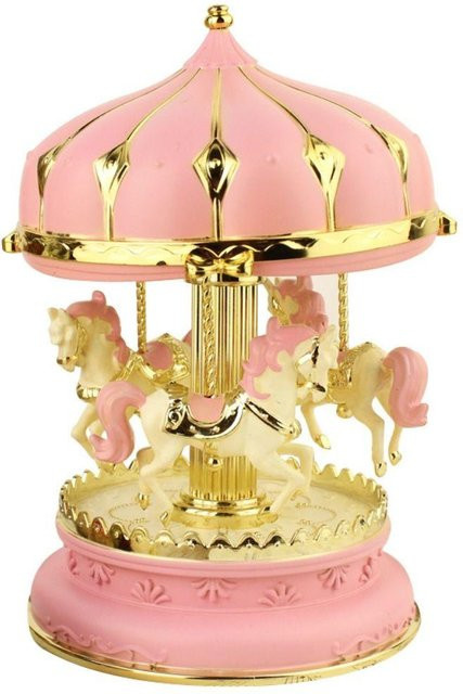 Yiran Furniture Karussell-Spieluhr rosa - Bild 1