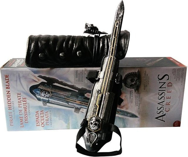SCIONE Assassin's Creed Black Flag Cosplay Requisiten Zubehör, Schwarz - Bild 1