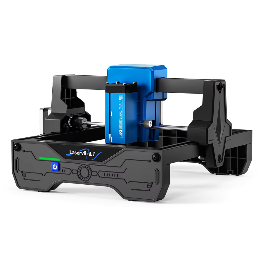 Laservii L1 Mini 3W Lasergraviergerät in Blau mit 150 x 150 mm Arbeitsbereich für Holz, Acryl und Leder - Bild 2