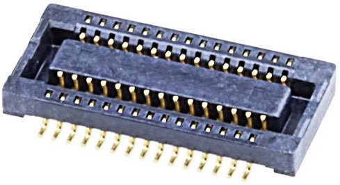 Molex Mezzanine-Steckverbinder 30 Pol, Rastermaß 0,5 mm, Schwarz - Bild 1