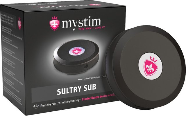 Mystim Empfänger Sultry Sub Kanal 2 in Schwarz kompatibel mit Mystim E-stim-Toys - Bild 1