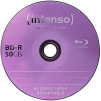 Intenso Blu-ray BD-R DL Rohlinge 50GB 25er Spindel Multicolor - Bild 2