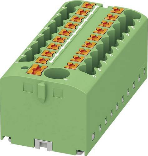 Phoenix Contact Verteilerblock 3273382 Zugfeder Grün 8 Stück - Bild 1
