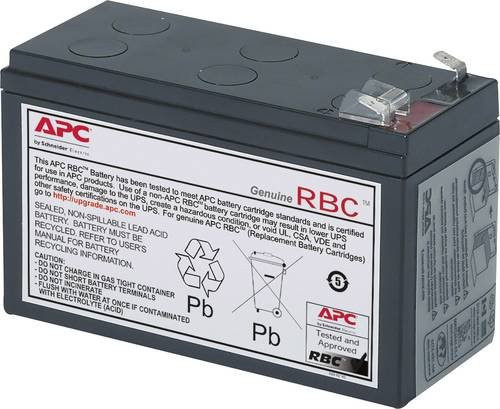 APC Replacement Battery Cartridge RBC2 Akku Schwarz für 19 Zoll USV - Bild 1