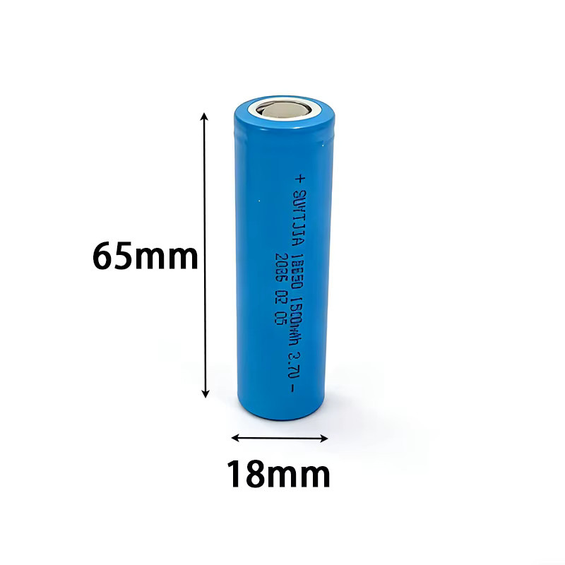SUYIJIA 18650 Lithium-Ionen Akku wiederaufladbar 3,7V 1500mAh Blau - Bild 2