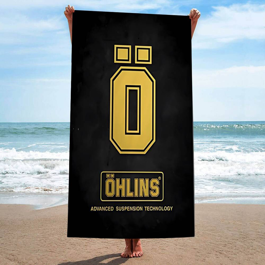 Saugfähiges Mikrofaser Strandtuch von Ka Chen Muda mit Federung Logo, Breite: 40 cm, Höhe: 60 cm - Bild 4
