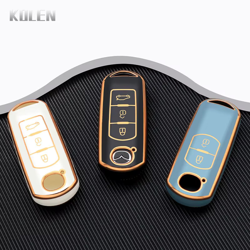 KOLEN TPU Schlüsselhülle für Mazda 2 3 5 6 CX-3 CX-30 CX-5 CX-8 CX-9 MX5 RX8 - Bild 2