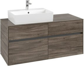 V&B Waschtischunterschrank Collaro in Stone Oak, B/H/T: 120 x 54,8 x 50 cm, WT links - Bild 1