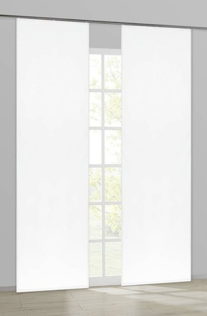 Schiebevorhang Pearl von ACUS design collection in Weiß, halbtransparent, Breite: 60 cm, Höhe: 245 cm