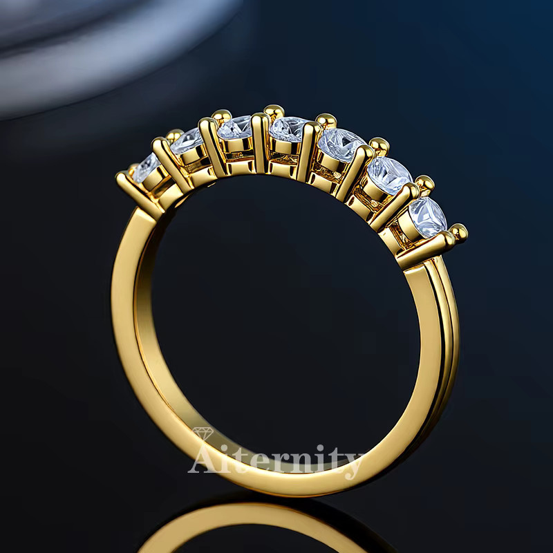 AITERNITY Moissanit-Ring, 925 Silber, Zirkonia, Unisex - Bild 2