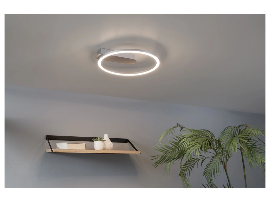 LIVARNO HOME LED Deckenleuchte Rund in Weiß aus Metall und Kunststoff - Bild 2