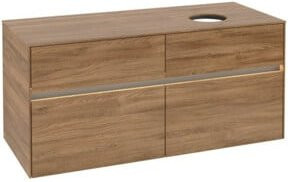 V&B Waschtischunterschrank Collaro mit LED-Beleuchtung, B/H/T: 120 x 50 x 50 cm - Bild 1