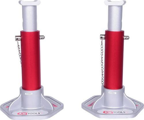 KS Tools Aluminium-Unterstellbock-Set, 2-teilig, rot - Bild 1