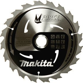 Makita M-FORCE Kreissägeblatt Silber, Durchmesser: 180 mm, Bohrung: 30 mm, 24 Zähne - Bild 2