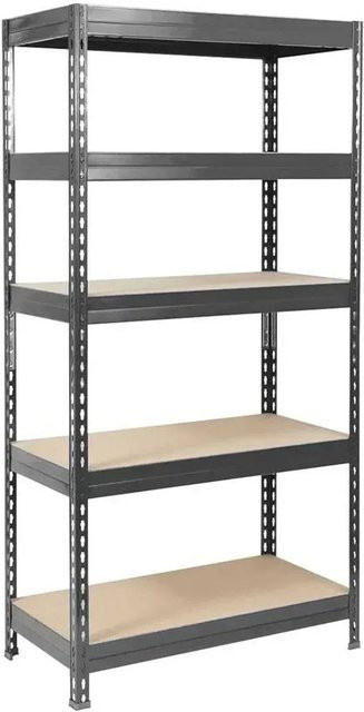 KARAT Schwerlastregal Grizzly Anthrazit-Grau, Traglast 875 kg, H x B x T: 180 x 90 x 60 cm - Bild 1