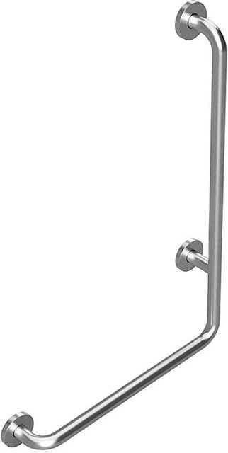Brillantbad BELP Haltegriff Rechts Edelstahl gebürstet Silber B: 63,0 cm, T: 8,9 cm, H: 11,0 cm mit Abdeckung und 120 kg Traglast für Bad und WC - Bild 1
