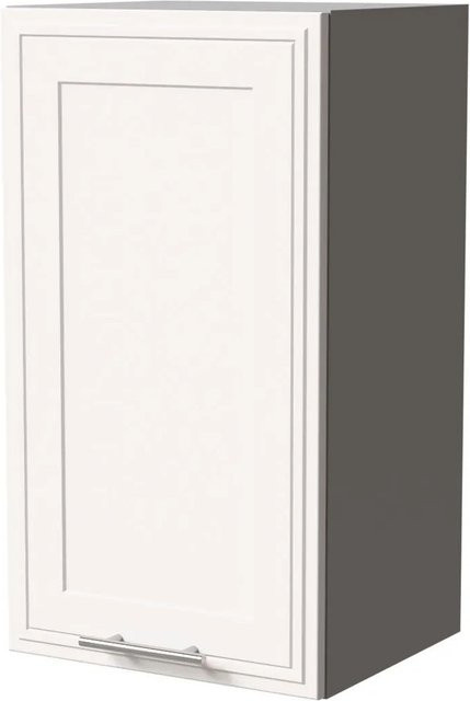 Feldmann-Wohnen Hängeschrank Salo Küchenschrank in Grau und Weiß Matt mit Kassettenoptik, B/T/H: 40 x 32,5 x 72 cm - Bild 1