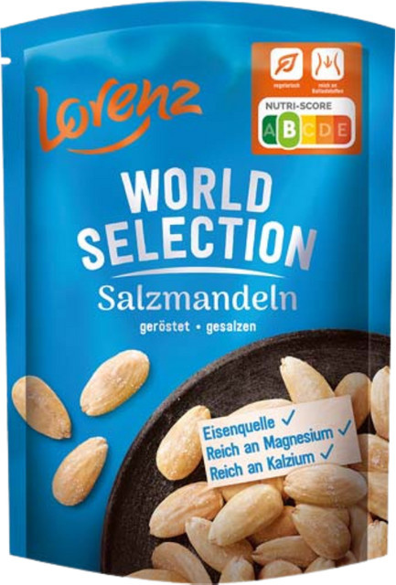 Lorenz World Selection Salzmandeln geröstet/gesalzen 100 g - Bild 1