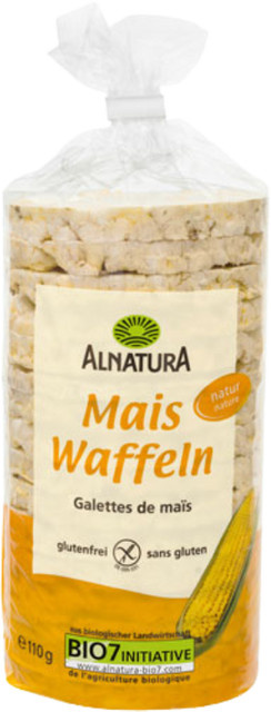 Alnatura Bio Maiswaffeln Natur 110 g - Bild 1