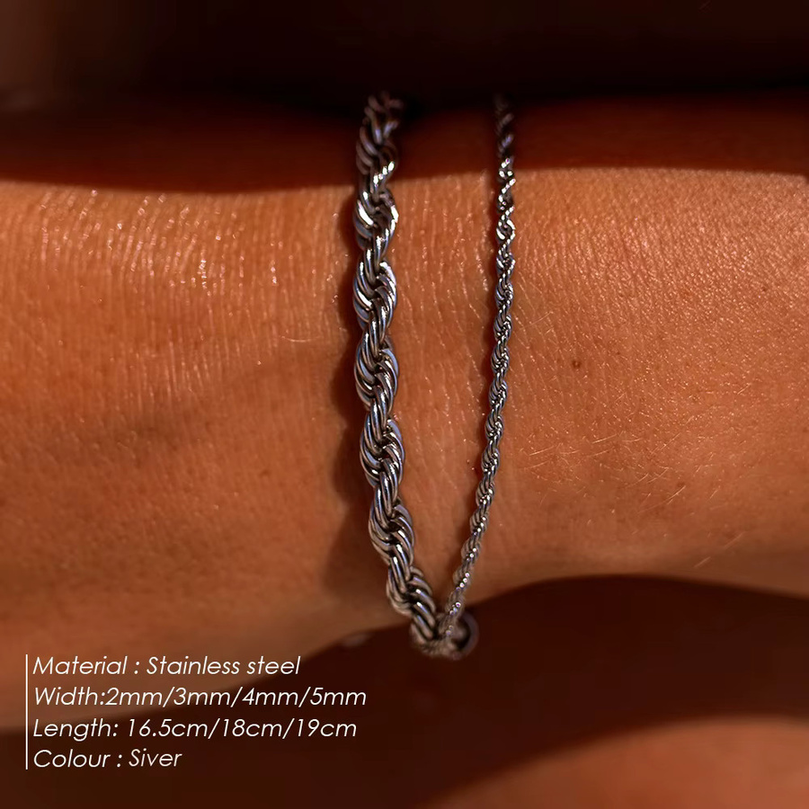 EMANCO Armband, Edelstahl, Silber, Unisex - Bild 2