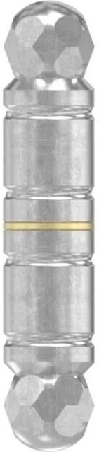 FeNau Zierscharnier Edelstahl Facettiert mit Zierring in Silber, Durchmesser: 30 mm - Bild 1