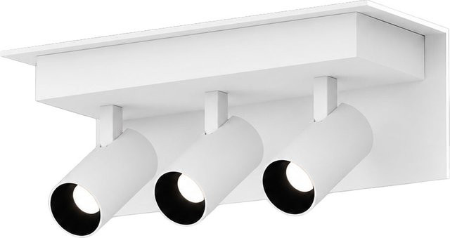 TeamItalia Operà Plafone moderner LED-Deckenstrahler in Weiß mit 3 LEDs und warmweißem Licht (3000K) - Bild 1