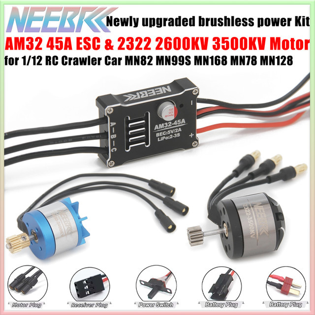 NeebRC Power Kit, Bürnenloser Motor und AM32 45A ESC, Set / Bundle - Bild 1
