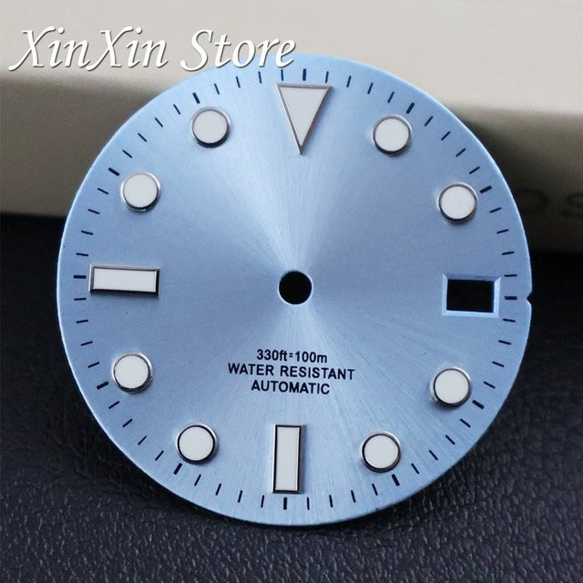 XINGHAN Zifferblatt Sunburst, Silber, 28,5 mm, Unisex - Bild 1