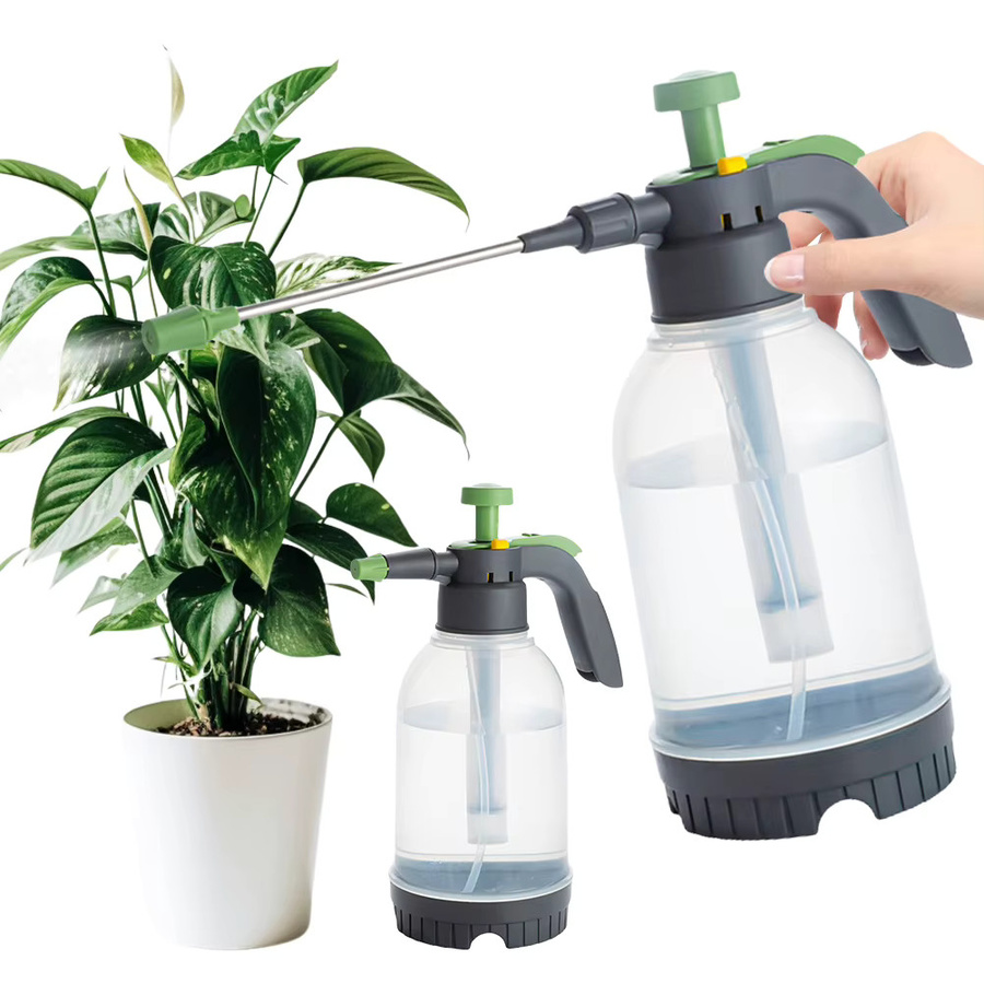 VAKIND Handdruck-Wassersprüher mit Luftkompression, 2 l, transparent - Bild 4
