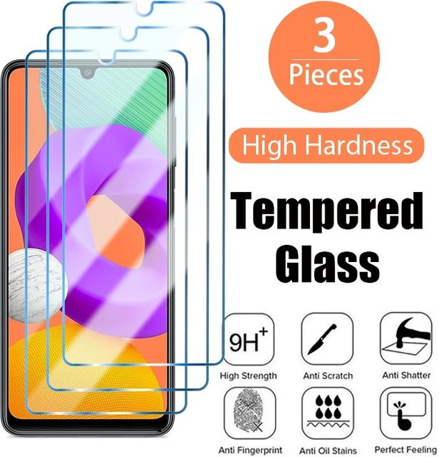 3er-Pack Displayschutzfolie aus gehärtetem Glas für Motorola Moto G13 G14 G84 G54 E13 G23 G53 G73 G53y G53j 5G, transparent - Bild 1