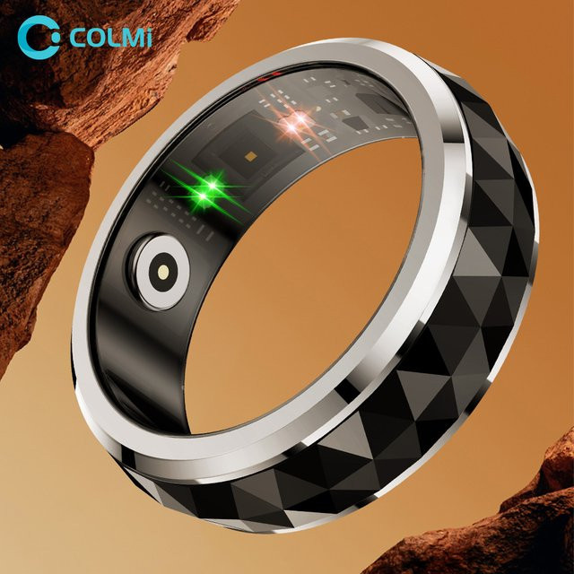 COLMI Smart-Ring, Keramik, Schwarz, Herren - Bild 1