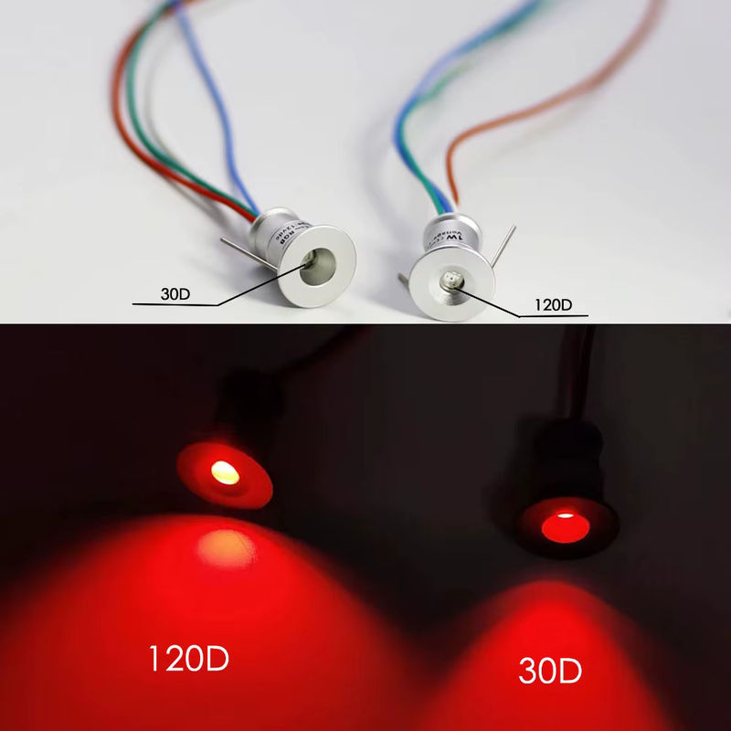 LUCERNA RGB LED Mini-Einbauscheinwerfer 12V mit Fernbedienung, dimmbar, Multicolour, Schwarz - Bild 4