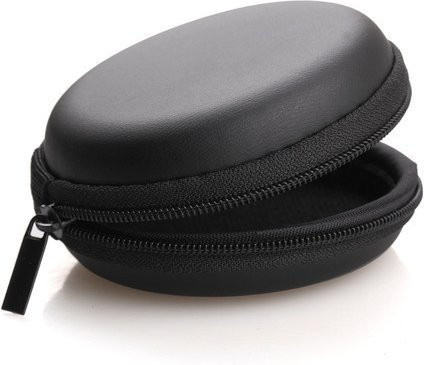 eTya Kabelorganizer Tasche in Schwarz zur Aufbewahrung von Kopfhörern, USB-Kabeln und Kleinteilen aus Stoff - Bild 1