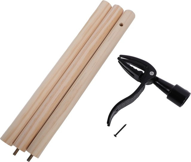 Koogeelife Unkrautentferner mit 3 abnehmbaren Holzstangen für Rasen und Hof in Beige - Bild 1