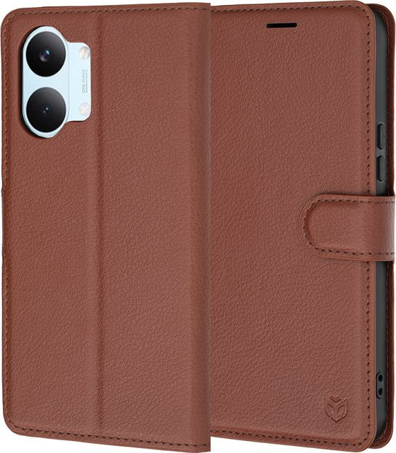 Techsuit Leder-Folio Hülle für Xiaomi Poco X8 Pro Max in Braun - Bild 1
