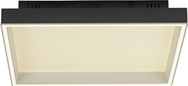 Paul Neuhaus Q-Magong LED Deckenleuchte in Schwarz, quadratisch, dimmbar mit Fernbedienung - Bild 1