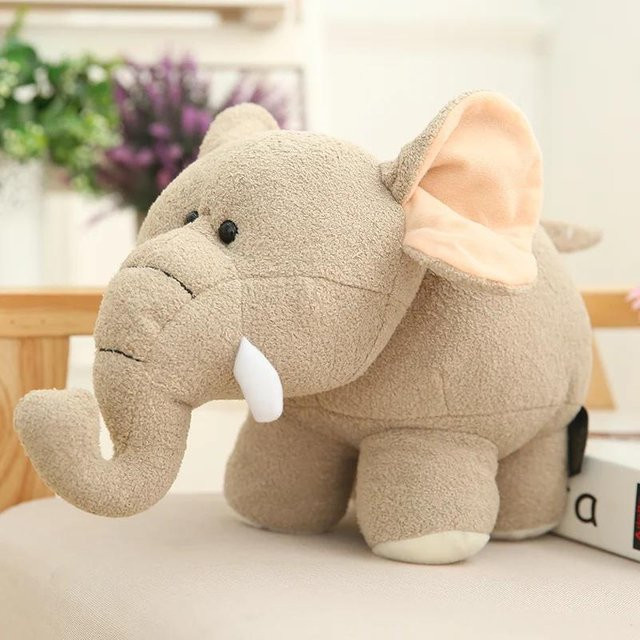 Kidsly Nilpferd-Elefant-Plüschtier, Stofftier, 25cm - Bild 1