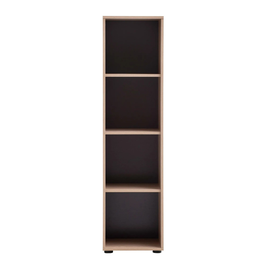 Schildmeyer Regal Arezzo in Eiche mit Chevron-Dekor im Skandi-Stil, B/T/H: 150 x 38,2 x 38,2 cm - Bild 2