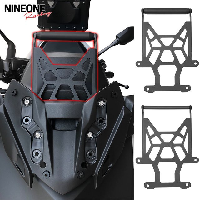 Motorrad-Handy-Navigationshalterung GPS-Halterung in Schwarz passend für Yamaha Xmax 125 250 300 XMAX300 Modelle 2023-2024 - Bild 1