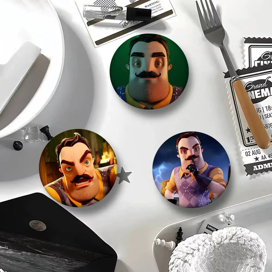 Emaille-Pin Hello N-Neighbor, Abzeichen, Brosche - Bild 5