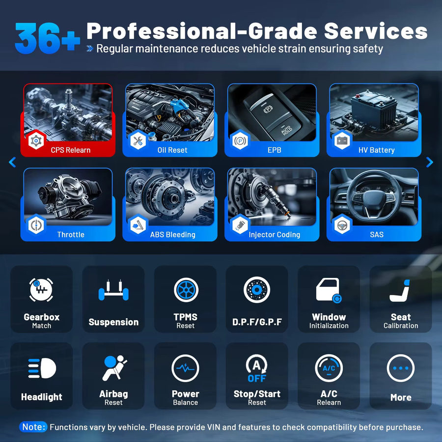 XTOOL D7 V2.0 OBD2 Kfz-Scanner Schlüsselprogrammierer in Schwarz mit ECU-Codierung, 39+ Resets sowie CANFD und DOIP Unterstützung für alle Systeme - Bild 4