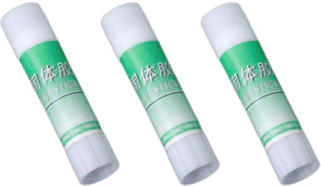 Binchi Keji Travel Klebestift Set, 3 Stück, weiß, schnelltrocknend und hochviskos - Bild 1