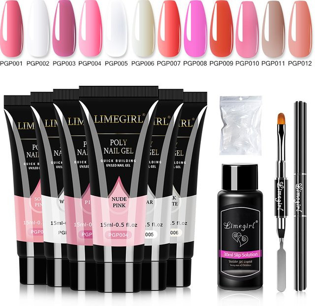 LIMEGIRL Poly-Nagelgel-Set, Maniküre-Set - Bild 1