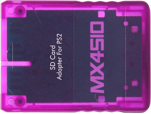 KaiSai MX4SIO SIO2SD Micro-Speicherkartenadapter für PlayStation 2 in Translucent Purple - Bild 1