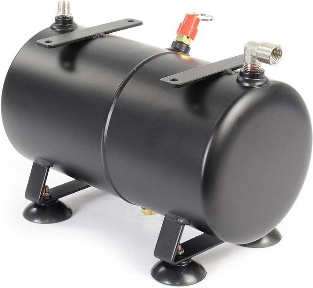 Wiltec Ersatzteil Drucktank für Airbrush Kompressor AS189, 3l, Schwarz - Bild 1
